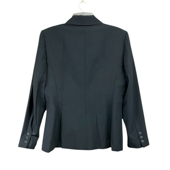 Antonio Melani Women's Black Two-Button Career Chic Front Blazer Lined | Size 14 - Picture 3 of 9